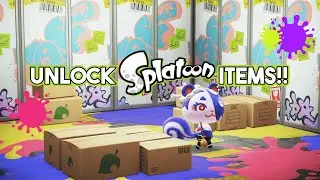 あつ森 スプラトゥーンのアイテムを入手する | Unlock Splatoon Items | ACNH Relaxing Longplay (No Commentary)