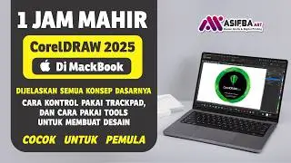 Tutorial CorelDRAW MacBook 🍎 Cuma 1 Jam, Langsung Bisa Desain! 🎨