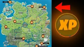 All 10 gold Xp coin locations (Fortnite)