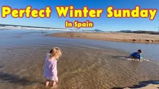 Perfect Winter Sunday in Spain 🇪🇸 | Family Bike Ride, Beach & Simple Living