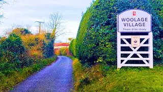 English Village Walking Tour🌿Peaceful Countryside Walk in Woolage - Nature Sounds [4K] ENGLAND