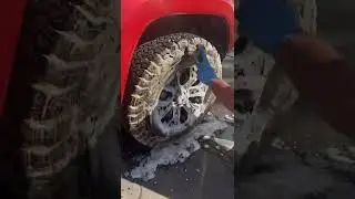 Before and After: Extremely Dirty Wheel and Tire