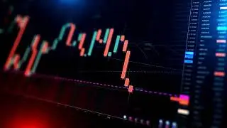 Stock Market Charts 1 Hours | Calm Trading Screen | Focus & Study