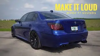 Финальная настройка выхлопа на моём V10 E60 M5! #makeitloud