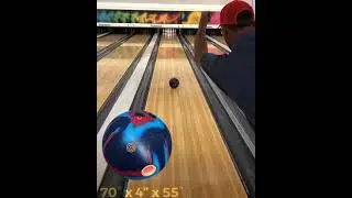 Ebonite Aero one shot reaction video!