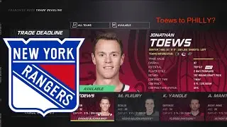 New York Rangers Franchise Mode | NHL 21 | Ep.2 | WILD TRADE DEADLINE!!!