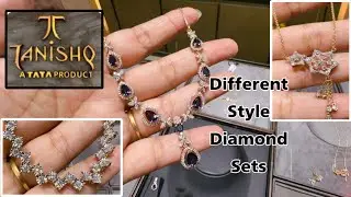 Latest Diamond Necklace Set Designs with Price/Diamond Layer Necklace/real Diamond jewellery/deeya