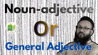 Noun-adjective or Adjective