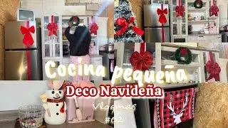 DECORACIÓN NAVIDEÑA EN MI COCINA🎄❄️VLOGMAS 02 🎅