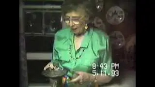 Great-Great-Aunt talking about antiques from Norway [VHS Vault 1993]