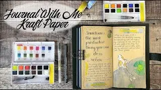 Journal With Me | Kraft Pages | Travelers Notebook