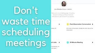 Calendly for school leaders and coaches