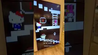 I need this 8-bit graphic game 😅Daimaru, Osaka Japan.  Hello Kitty, My Melody, Pompompurin. Sanrio.