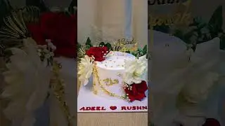Nikkah Mubarak theme cake #cake #sweetcupcake #birthdaycake #themecake