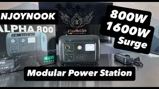 NJOYNOOK 800W Modular Portable Power Station - APLHA 800