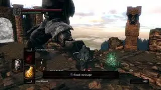 Dark Souls Remastered: Iron Golem Bossfight (cheese)