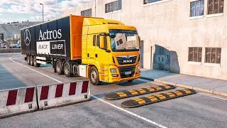 Trucks vs Speed Bumps #10 | BeamNG Drive | BNG-SpeedBump 🚧