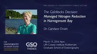 GSO Friends of Oceanography Public Lecture &ndash; Dr. Candace Oviatt