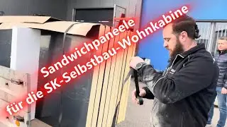 Sandwichpaneele f&uuml;r die SK-Selbstbau-Wohnkabine von Wolf&lsquo;s Adventure