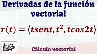 Derivada de una función vectorial | La Prof Lina M3