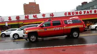 FDNY battalion 52 responding to a smoking manhole