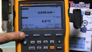 Fluke 754: Testing A Thermocouple Temperature Transmitter