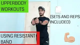 #resistantbandworkouts #homeworkout MY UPPER BODY WORKOUT SESSION | RESISTANT BAND| HOME WORKOUTS|