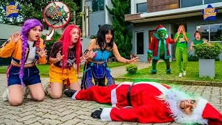 GUERREIRAS DO KPOP ENCONTRARAM UM PAPAI NOEL DESMAIADO NO MEIO DA RUA E FOI ENTERRADO - O FILME