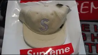 Распаковка/покупка Supreme FW18 Week 7: кепка Polartec S Logo 6-панельная