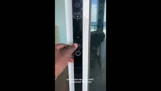 Next Gen Smart Lock on Sliding Door ✨