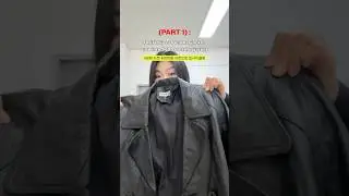 Thrift flip leather jacket part 1
