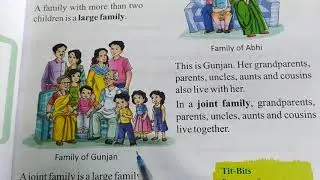 Class - 1 S.S.T Ch-2 My Family