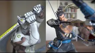 Hanzo & Genji Overwatch Statues!!