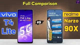 Vivo T4 Lite vs Realme Narzo 90X : Full Comparison 🤔❓