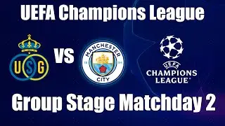 Union Saint-Gilloise vs Manchester City | UEFA Champions League Group Stage | PES 2026 Simulation