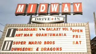 Midway Drive In Movie Theater #fpv #movie