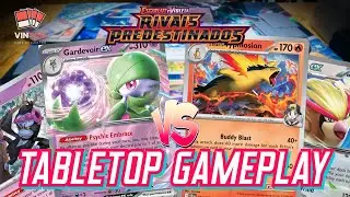 GARDEVOIR  EX VS TYPLHOSION E PIDGEOT EX! TABLETOP GAMEPLAY | POKÉMON TCG