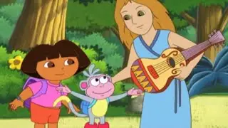 Dora the explorer cartoon friends drawing