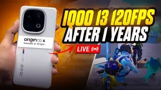 IQOO 13 Origin OS 6 🔥 BGMI 120FPS Test | 1 Year Later Performance LIVE
