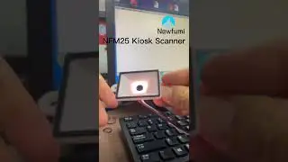 #shorts  Small Size 2d QR Kiosk Barcode Scanner Testing- NFM25