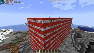 Minecraft 1100 TNT explode RTX 4060 Laptop