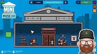 Game Dev + Pixel Art - Making a cozy simulation game about curating, designing and growing a museum