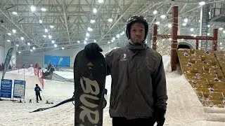 Snowboarding For The First Time EVER At American Dream Mall!!!