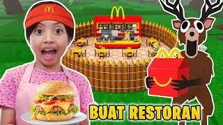 HAH! LEIKA BIKIN RESTAURANT FAST FOOD MIRIP MCDONALD'S DI 99 NIGHTS IN THE FOREST [ROBLOX INDONESIA]