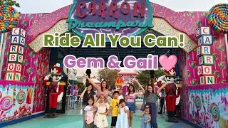 RIDE ALL YOU CAN AT CARRON DREAMPARK #gemandgailinhappyworld #rides #carrondreampark