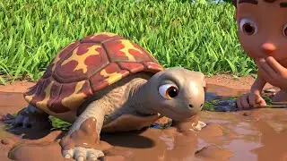 Minecraft Tiny Turtle Got Stuck in the Mud | Kids Songs & Nursery Rhymes
