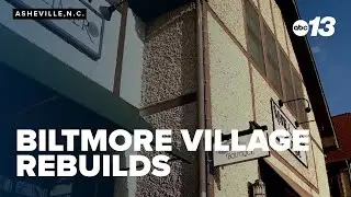 Biltmore Village rebuilds with community help, grants for Helene damage repairs