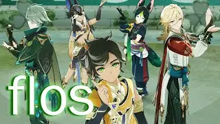 【原神／MMD】「flos」セトス／セノ／ティナリ／アルハイゼン／カーヴェ_スメール男子【Genshin／Genshin mmd】プロセカ #原神 #mmd #genshin
