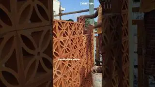 Clay Jaali 🧱 #roof #clay #jaali