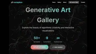 【p5.js x Claude Code】Generative Art Gallery